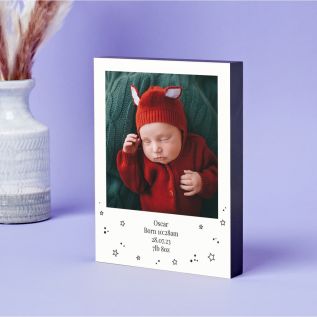 1st Birthday Star Photo Block (10x8")
