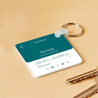 Music Player Photo Keyring