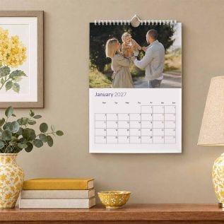 A4 Photo Calendar - Month Per Page